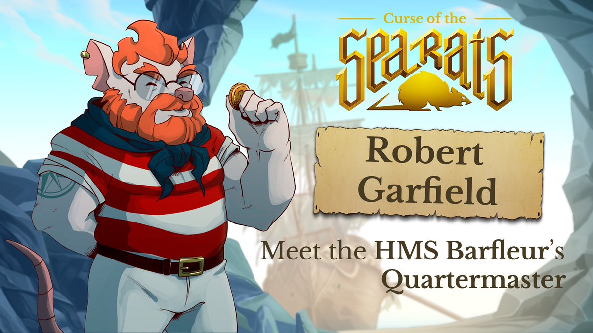CurseRats's tweet photo. Setting up shop in one of the many coastal caves along Shipwreck Beach, Robert manages the ship’s supplies💰
Learn more about another member of the HMS Barfleur’s rugged crew, Quartermaster Robert Garfield: https://t.co/Rtz2vtJxeJ
#indiegame #indiedev #characterdesign https://t.co/Ps2tdr3fE8