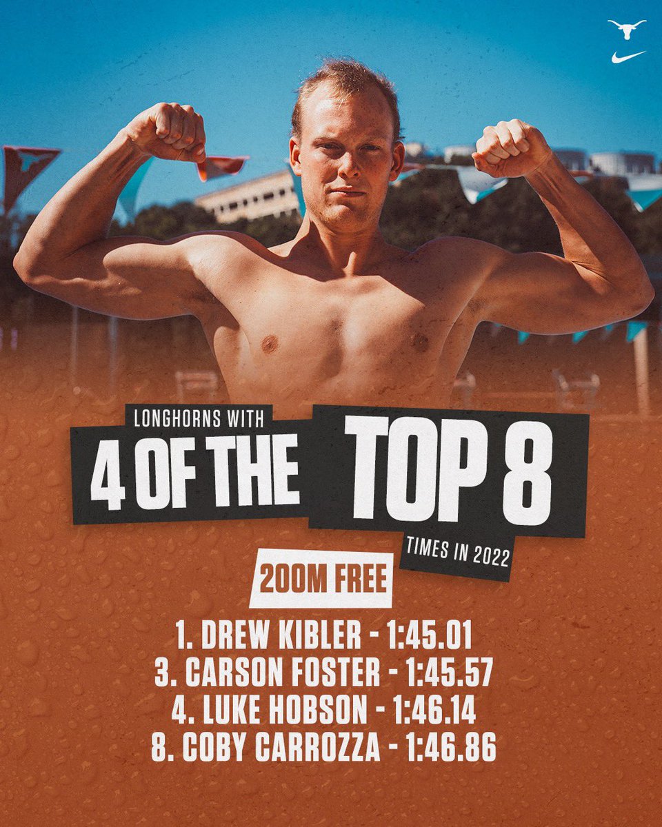 We know a thing or 🤘 about 200m free races 😎