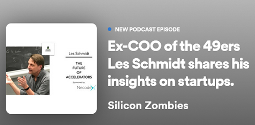 BRIIA_IO's tweet photo. Les Schmidt, our Executive Director and CoFounder, recently joined Nick Larson, creator and host of the Silicon Zombies podcast for a wild conversation about the Future of Accelerators and a whole lot more!  Have a listen at https://t.co/KChIbrbbLr and let us know what you think! https://t.co/8YPP8r56zR