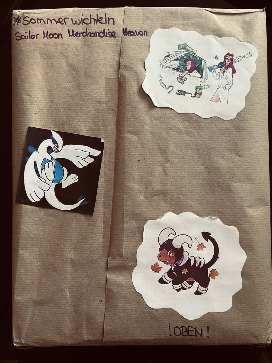 What’s in the box? We have a summer edition of the #sailormoon #secretsanta and I’m gonna be #unboxing it today on my #PokemonBrilliantDiamond stream once I win the last badge! Yes, it’s back! Join me tonight at 11 Berlin time, earlier if I make it back home faster 😉😅