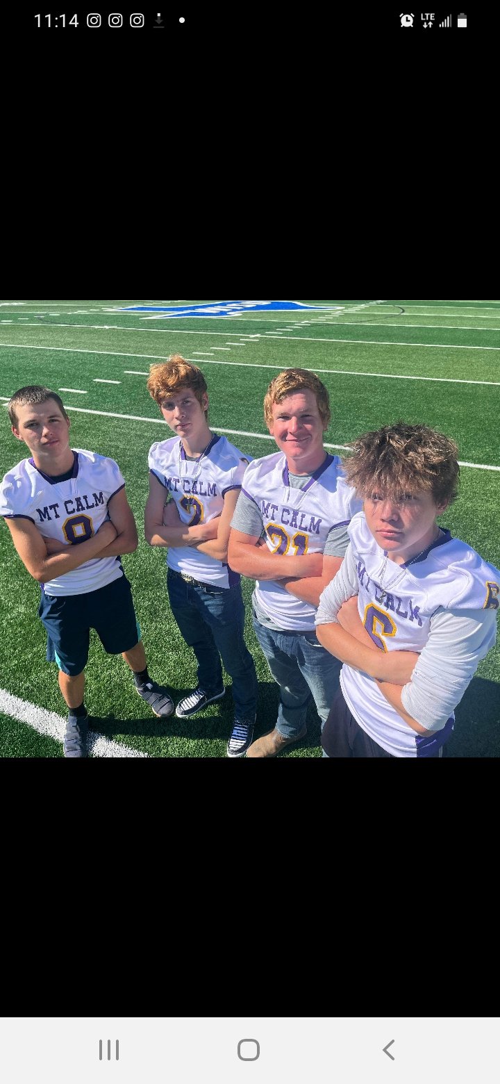 Mount Calm Football on Twitter "Hayvn Godines,Mason Hall, Chad Plagen