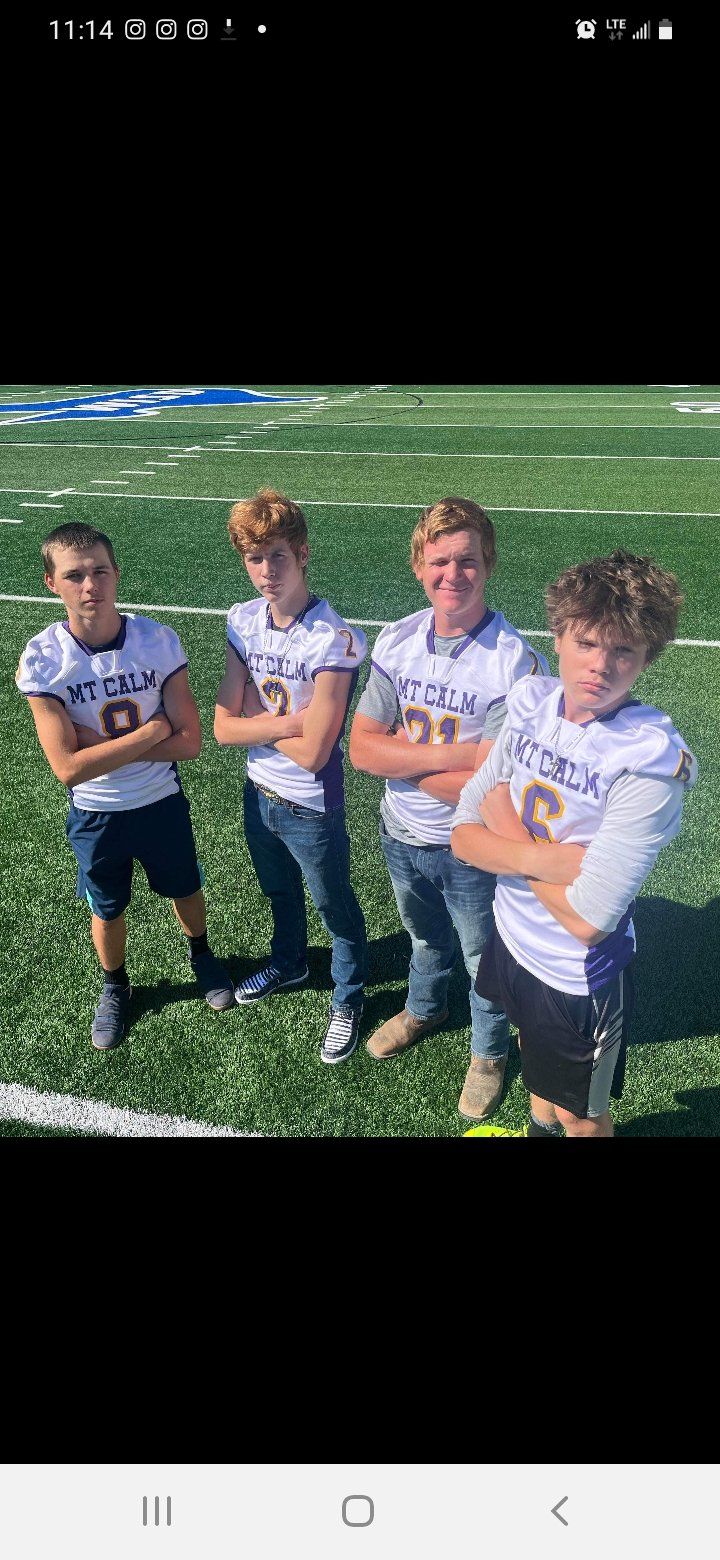 Mount Calm Football on Twitter "Hayvn Godines,Mason Hall, Chad Plagen