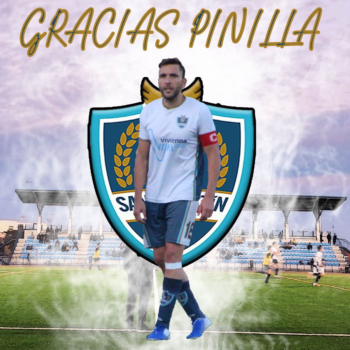 Primer equipo | 🔴 BAJA 🔴 

Pinilla no seguirá la próxima temporada con nosotros. Le agradecemos su trabajo y profesionalidad y le deseamos toda la suerte para el futuro.

#LaHoraSanAgus