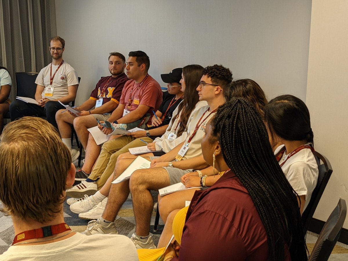 PDC_DeltaBeta's tweet photo. Day 2 of #PDCLDS2022 means starting our leader development series 🔥 So excited to kick off our Leadership Tracks today! #PDC #PhiDex https://t.co/LLMPocEcrP