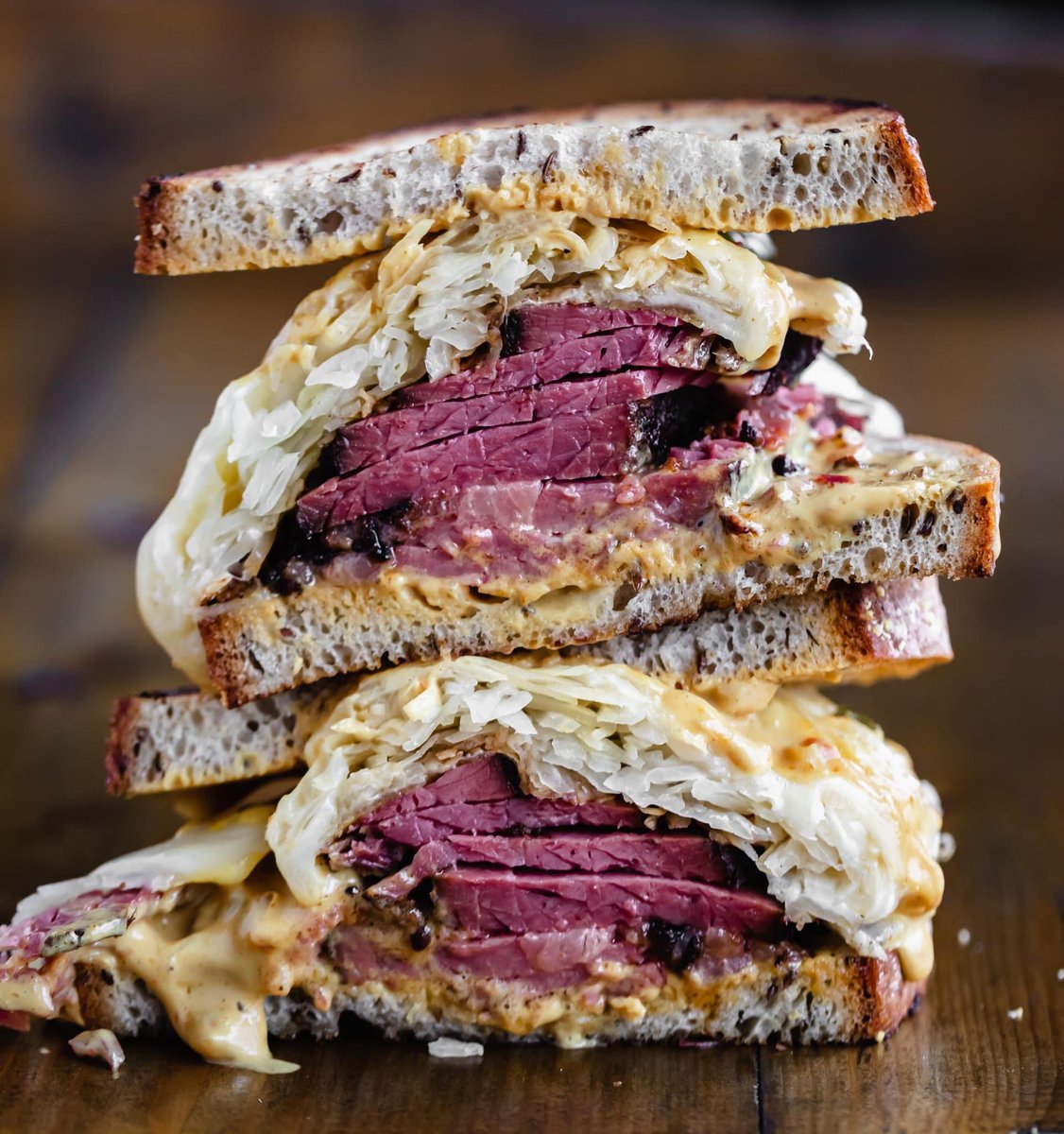 Look what's on special today! 👀 Our fan favorite Pastrami Reuben sandwich.😍 If you haven't had the chance to try it yet, you're surely missing out! #Pastrami #TexasBBQ