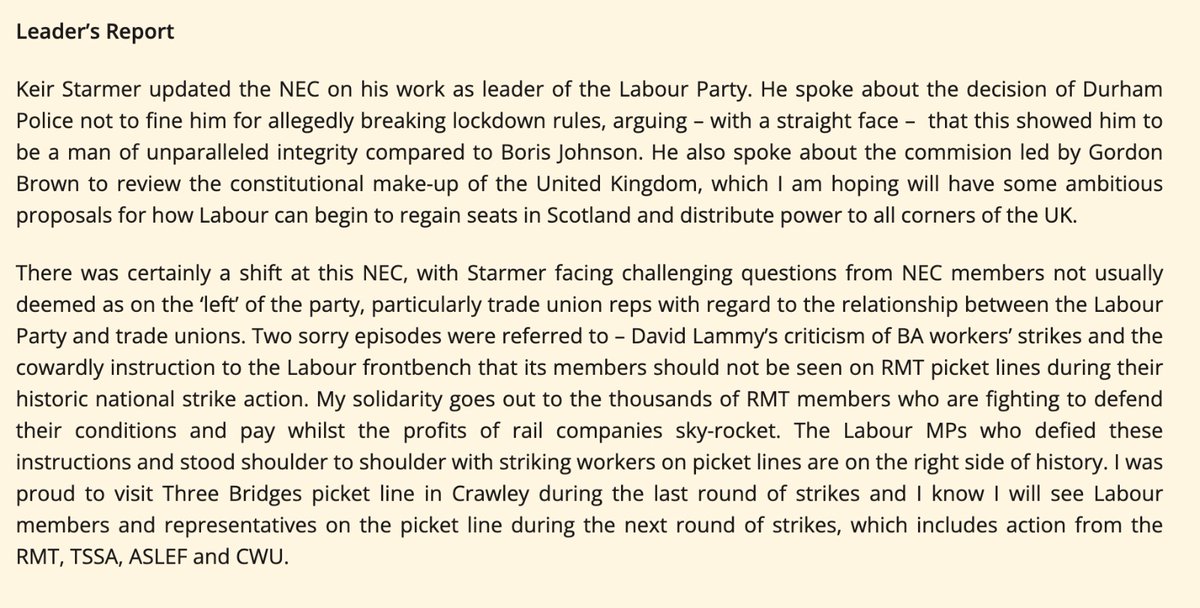 gembolton's tweet photo. I'm proud to have reported from every full Labour NEC meeting since I was elected 2 years ago

Below is my report from the most recent. Which, much like the weather, was a very heated meeting! 

#Gemma4NEC #FordeReport 

https://t.co/UsqoU7LBGL https://t.co/ENKmFu1WIE