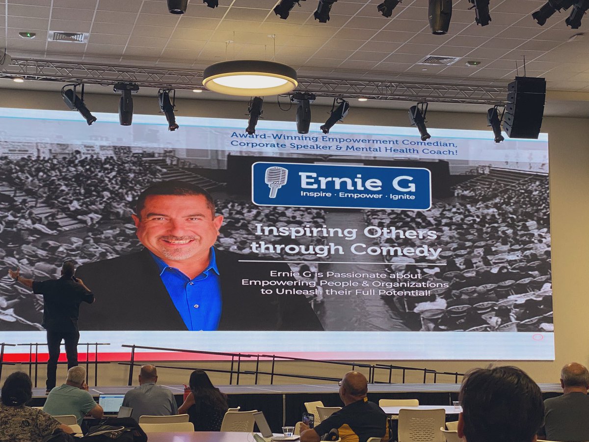 Had a blast yesterday at <a href="/YsletaISDCTE/">Ysleta ISD CTE</a> Job Alike Training with Ernie G <a href="/ErnieGhaha/">Ernie G</a> and fellow colleagues.  #empowerment through comedy.  Ready to rock the new school year.  <a href="/YsletaISD/">Ysleta ISD</a> #quelocos