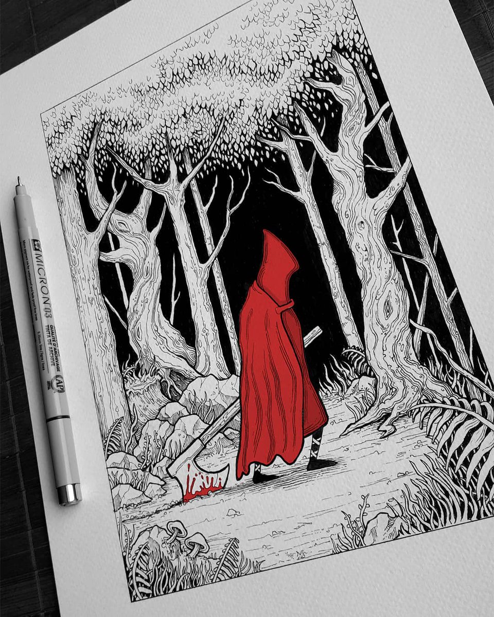 jf_lemay's tweet image. Little Red Riding Hood 🪓