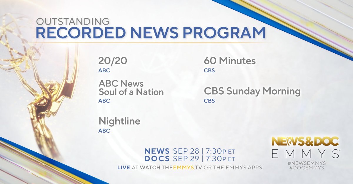 News & Documentary Emmys tweet media