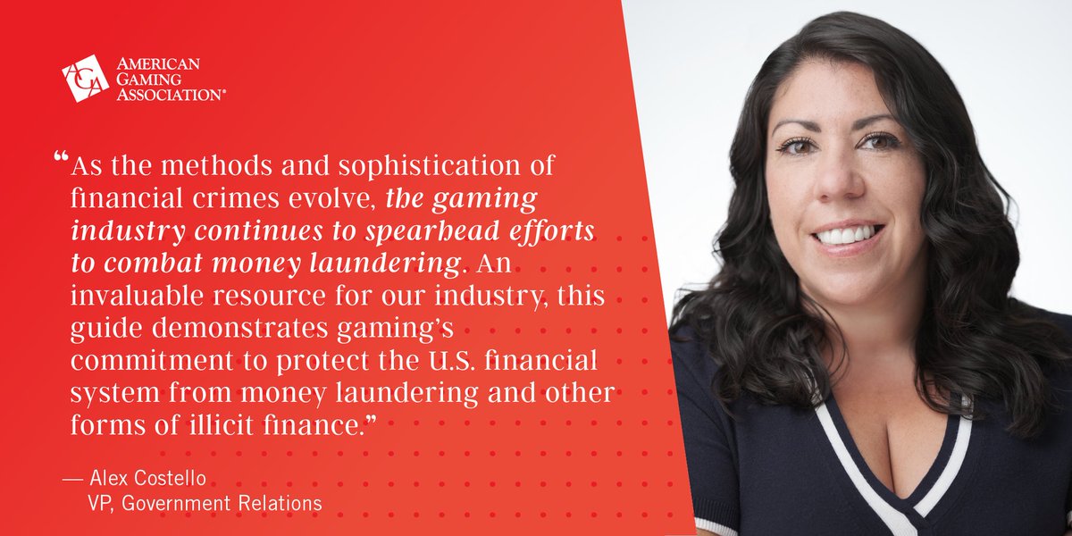 🚨 RELEASE: Today, the AGA published the 3rd edition of its Best Practices for Anti-Money Laundering Compliance resource to reflect new laws, technologies, and indicators of criminal activity.

Full details ➡️ bit.ly/3OIGowy