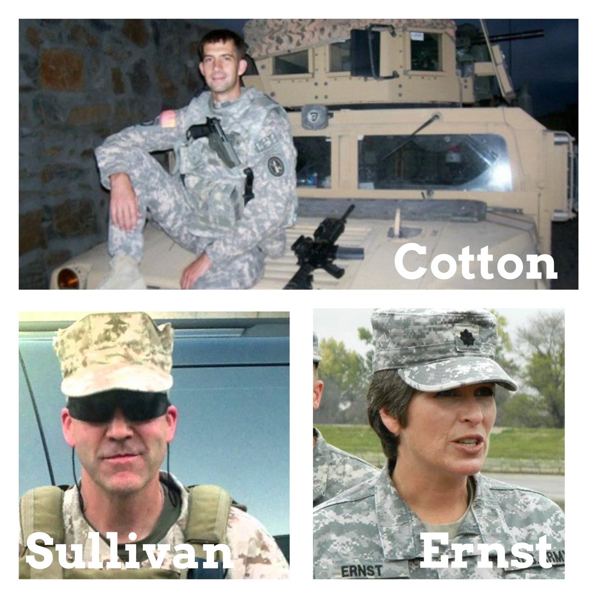 Meet three veterans who are also US Senators. 
They switched their vote on the #PACTAct and opposed healthcare for fellow veterans exposed to Burn Pits.
Republican political games are putting veterans’ lives in danger.
#VeteransOverPolitics