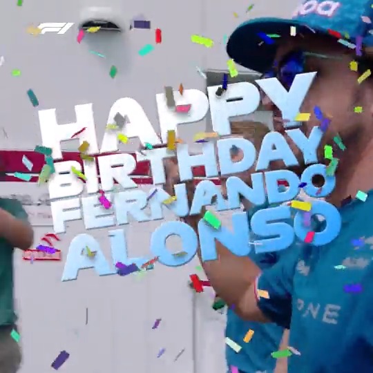 Driving 10/10 Drawing 0/10 Happy Birthday to the uniquely gifted Fernando Alonso   