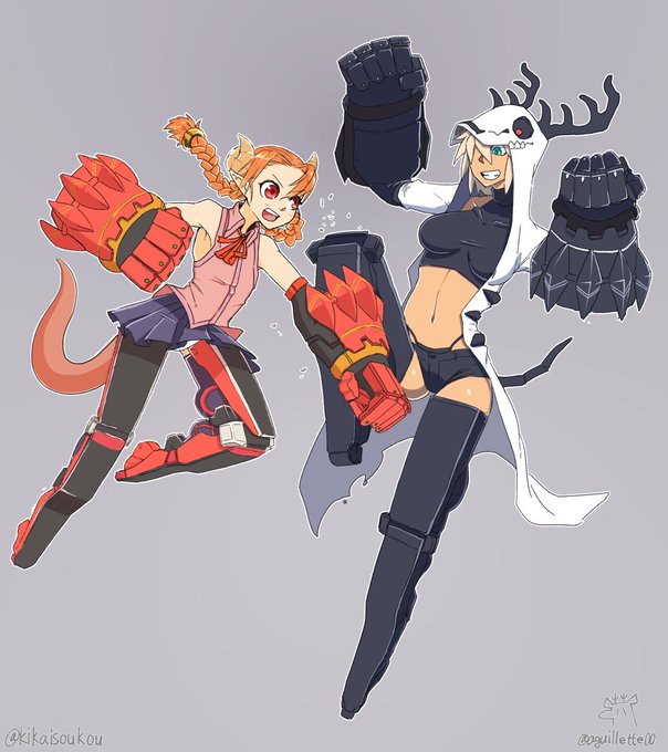 #見た人もなにか無言で2人組をあげる 
意外とあった੯'`\ 