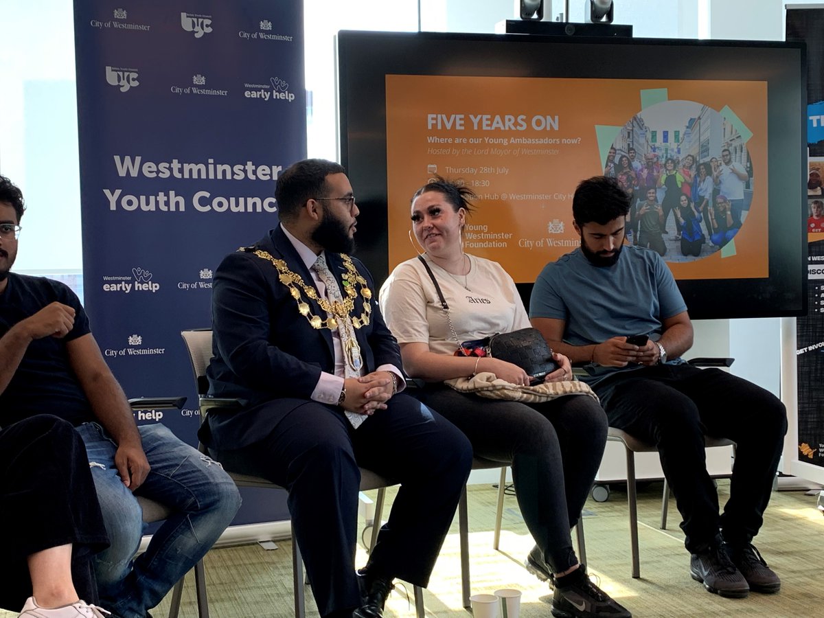 LM_Westminster's tweet photo. It was a pleasure to welcome @YoungWestminstr to City Hall this afternoon for their Ambassadors Alumni Evening. https://t.co/iZclh34kNk