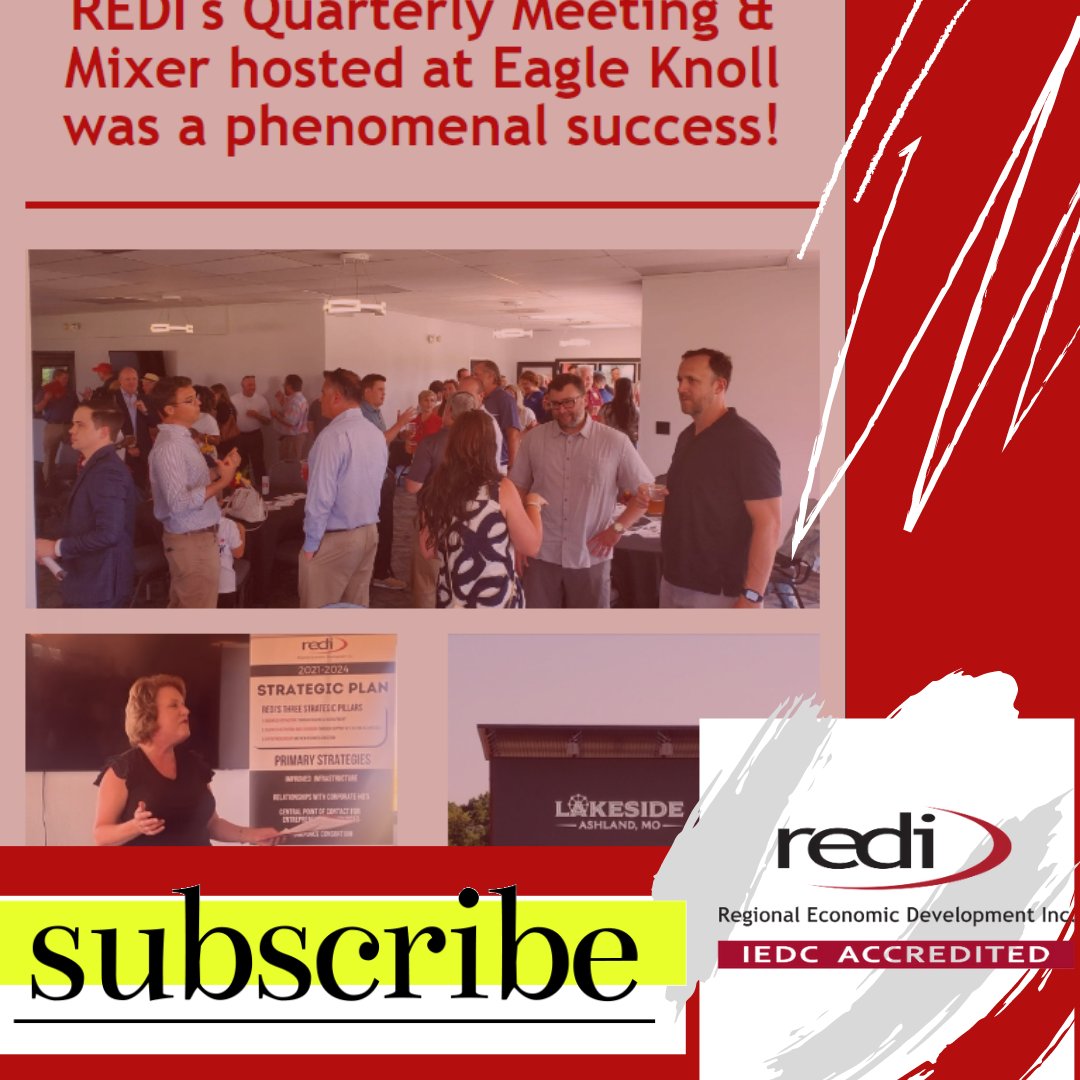 REDI Newslinks | July 28th Newsletter for you ✨ - mailchi.mp/89029fdf2ada/n… Quarterly Meeting &amp; Mixer Recap | COU New Terminal | ProsperU Classes | Board Meeting