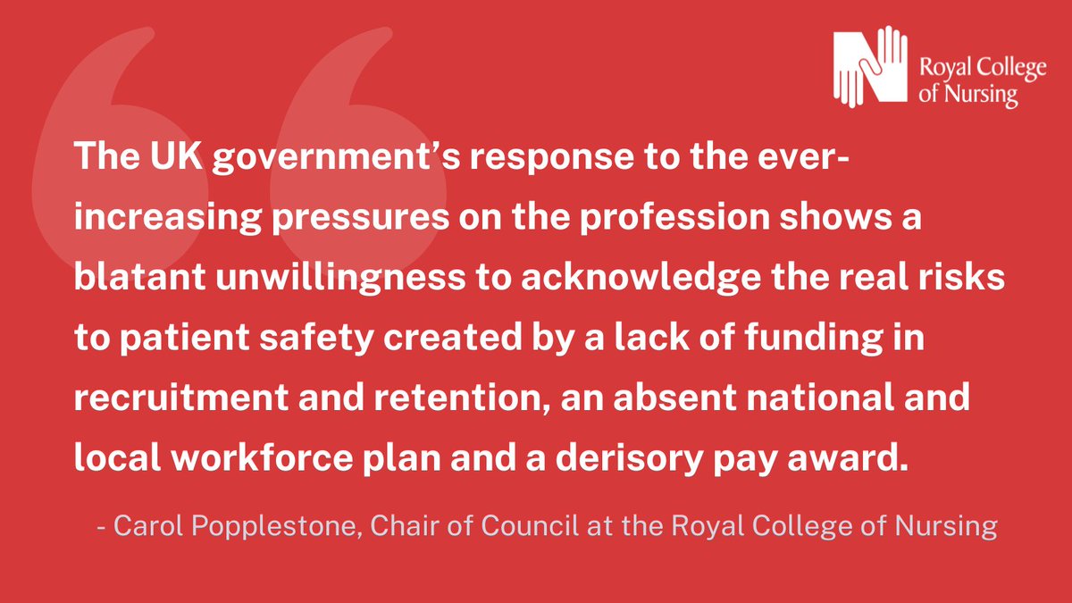 In her latest blog piece Chair of RCN Council Carol Popplestone reflects on a week that sees public support for the nursing profession grow as we continue to fight for fair pay and patient safety: bit.ly/3Bpwk8T #FairPayForNursing