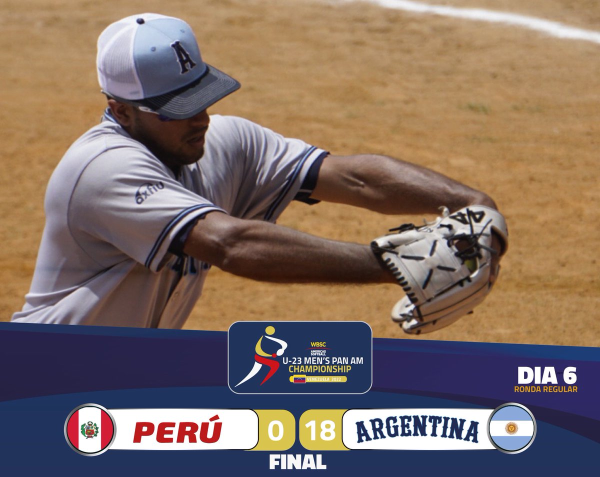 🇵🇪PER 0-18 ARG 🇦🇷🔥 U23 Panamericano masculino 🇻🇪🇻🇪RONDA REGULAR #softballamericas #softballpanama