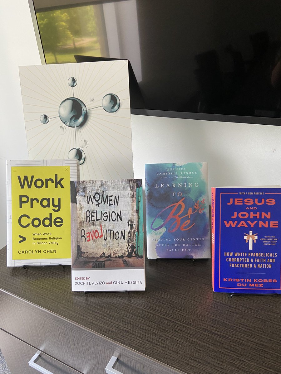 We’re excited to be able to feature these amazing women authors this semester through RPLP events AND on our Religion Unmuted podcast, funded by ⁦<a href="/HLuceFdn/">Henry Luce Foundation</a>⁩. Grateful to ⁦<a href="/WorkPrayCode/">Carolyn Chen</a>⁩, ⁦@XochitlAlvizo⁩, ⁦<a href="/Pastor_Juanita/">Juanita Rasmus</a>,⁩ and Kristin Kobes Du Mez.