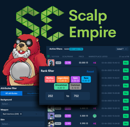 waseuno's tweet photo. I am very happy to announce a new partnership with @ScalpEmpireNFT. The smoothest NFT sniping bot in Solana ever. The best UI/UX is here guys. #SCALPEMPIRE #NESTOR 

Like, retwit and tag 3 friends. To get a 2 days FREE TRIAL (worth 0.60 Sol) 

3 WINNERS. 24hs. https://t.co/4DpsFl2xuU