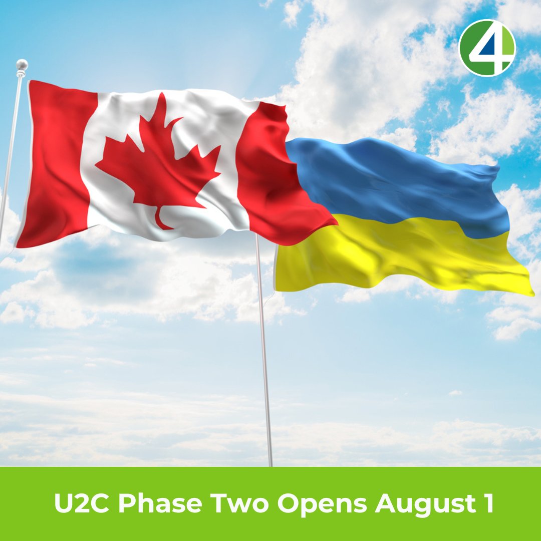 Phase two of Miles4Migrants #Ukraine2Canada Travel Fund starts August 1 at 17:00 EET. Our goal is to continue to fly Ukrainians to Canadian communities over the coming months. Fill out the interest form to learn more: miles4migrants.org/ukraine2canada/