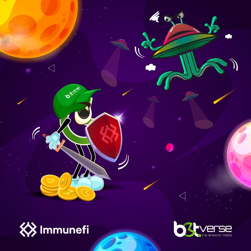 betversech's tweet photo. We proudly announce that @immunefi added us to its bounty platform to protect us against any evil that could come at us. Thanks! 

@coinkit_ give 1 1 $matic