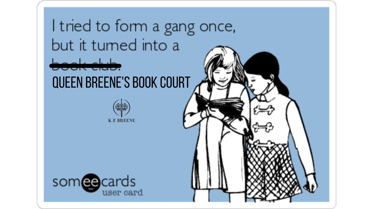 KFBreene's tweet photo. This is true. 😆
#bookclub #kfbreene #bookcourt #AuthorsOfTwitter https://t.co/06nro7ilxy