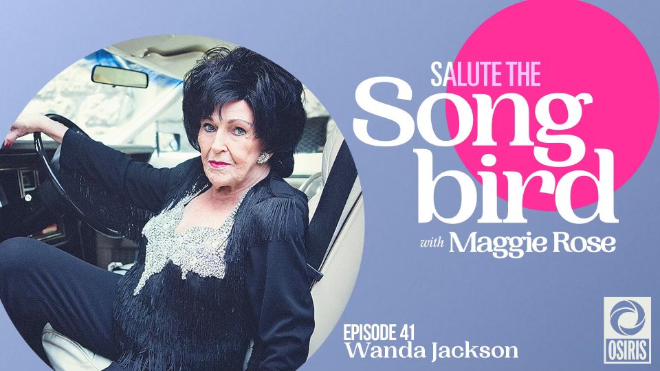 NEW <a href="/SaluteSongbird/">Salute The Songbird Podcast</a> episode out NOW with the #QueenOfRockabilly, <a href="/wandajofficial/">Wanda Jackson</a>! 🕊💖

LISTEN 🎧: mrose.podlink.to/StSB 

#WandaJackson #SaluteTheSongbird #WomenInMusic #RockNRoll #RhythmAndBlues #Country #Podcast #NewEpisode #Interview