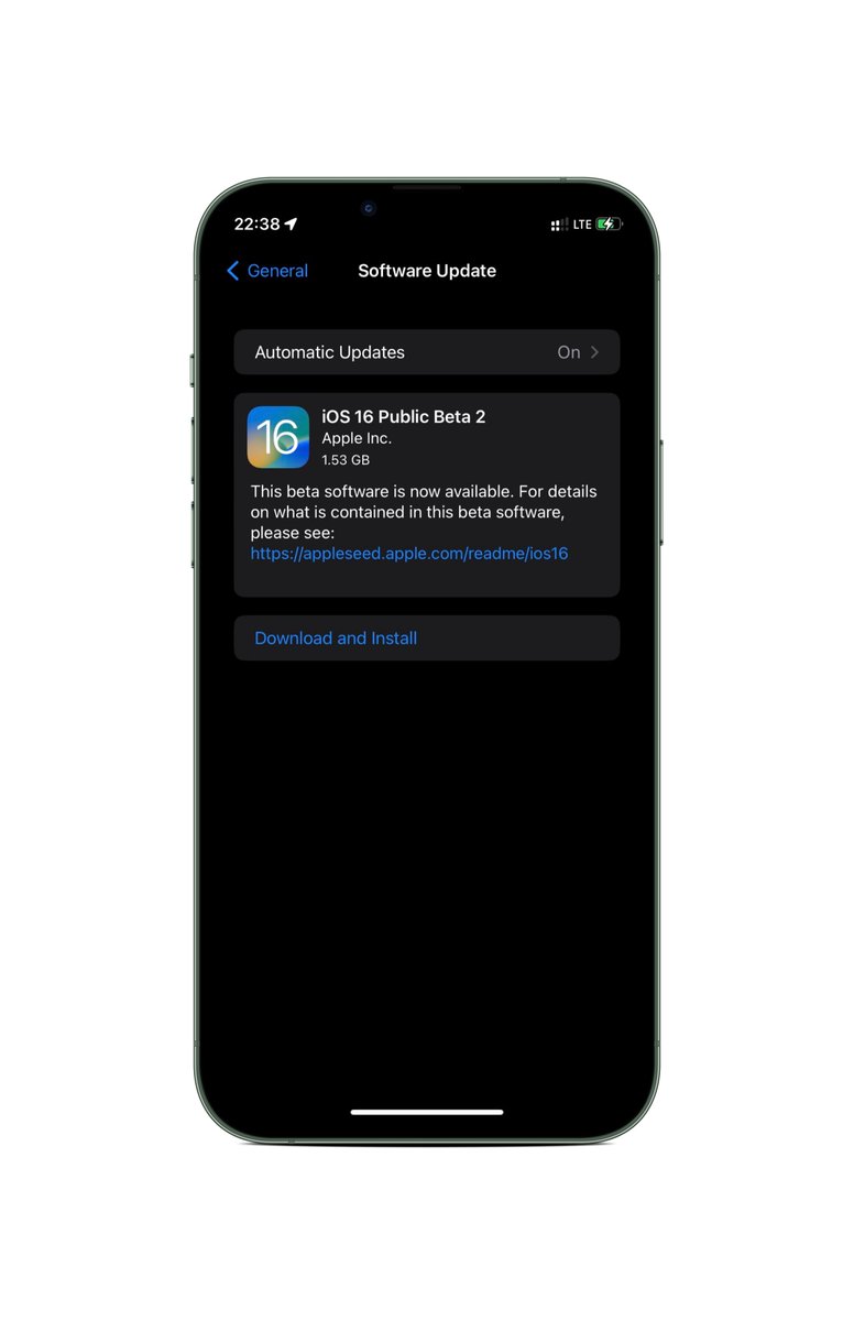jeff_umanzor's tweet image. 🌟iOS 16.0 Public Beta 2 (20A5328h) has been released.❤️

#iOS16 #iOS16Beta4 
 #ios16publicbeta2