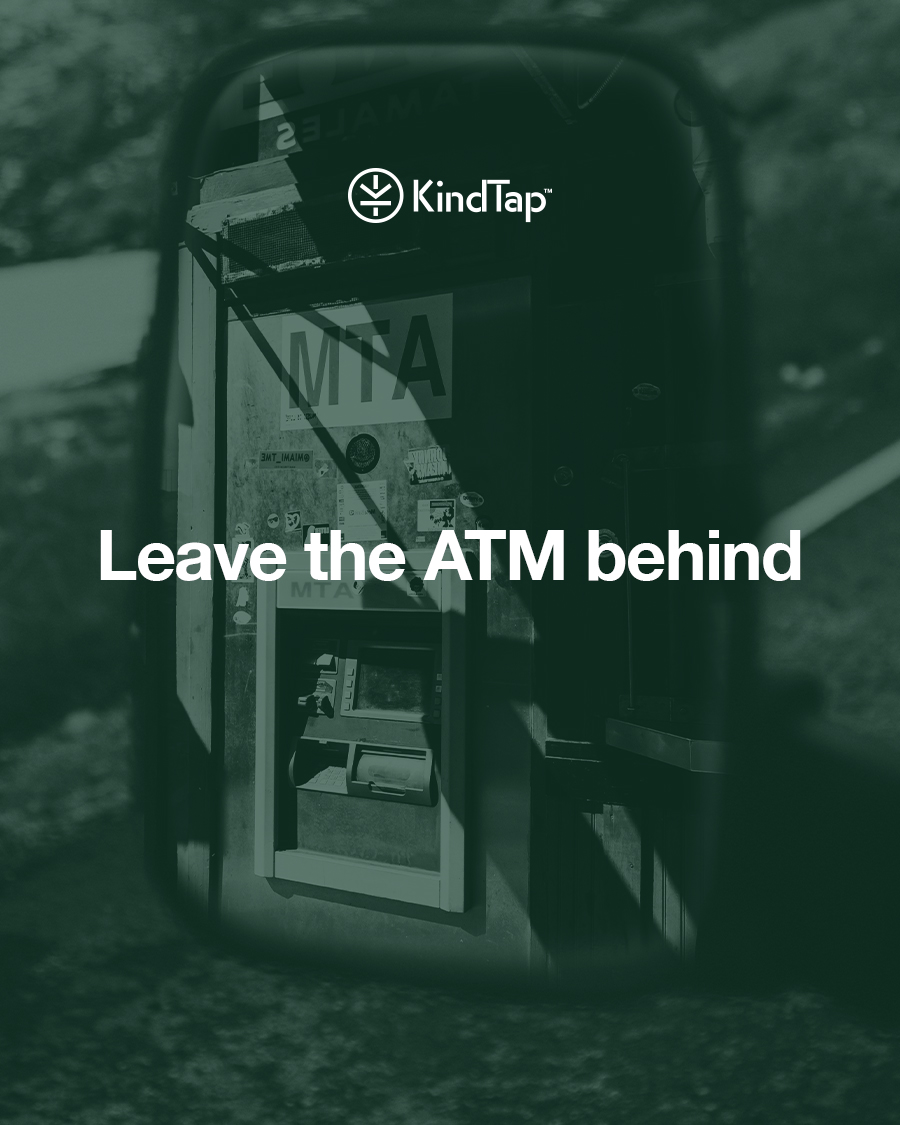 Leave the ATM in the rearview, you’re not going to need it! KindTap is cashless, convenient, and easy to set up. Become a part of the all-digital future, sign up today. #CannabisNowPaylater#cashlesspayments #creditsolution #compliant #cannabispayments