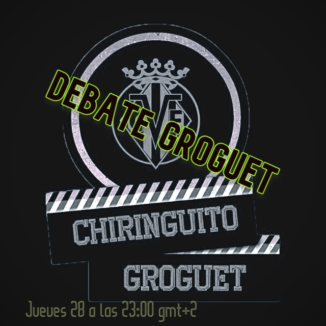 ChiringuitoGrog's tweet photo. DEBATE GROGUET

Hoy a las 23:00 hora española, os esperamos en nuestro canal de YouTube debatiendo sobre algunos temas de la actualidad del Villarreal.

¡OS ESPERAMOS! https://t.co/eoQx6Cp9tv
