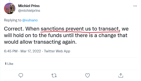 xnwup (@xnwup) on Twitter photo Hackerone steals from researchers based on nationality, using sanctions as pretense. Proof that their executive team (<a href="/martenmickos/">Mårten Mickos</a> <a href="/michielprins/">Michiel Prins</a>) publicly lied about sanctions when there are none (confirmed by OFAC) Hackerone steals from researchers based on nationality, using sanctions as pretense. Proof that their executive team (<a href="/martenmickos/">Mårten Mickos</a> <a href="/michielprins/">Michiel Prins</a>) publicly lied about sanctions when there are none (confirmed by OFAC)