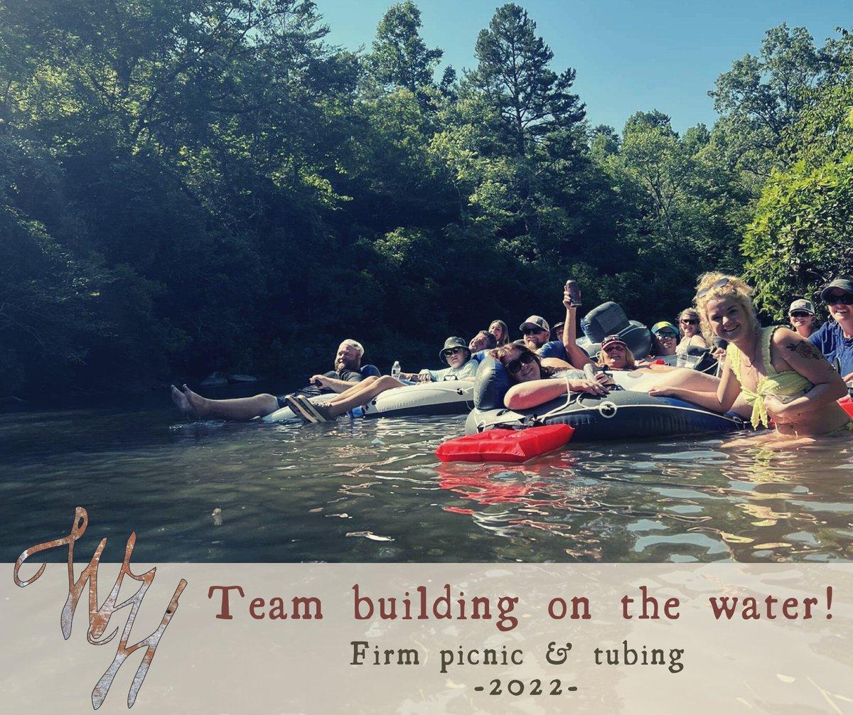Wilsonhamilton_'s tweet photo. Our 2022 picnic &amp; tubing event was great team building for our staff! 

#gilmercounty #ellijay #realestateclosing #Fannincounty #blueridge #blueridgega #bestclosingattorney #closingattorney #titleinsurance #realestateattorney #titleinsurance #teambuilding #cartecay #cartecayriver https://t.co/q3q0EQyRWp