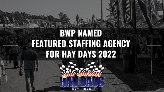 NEWS: Backwoods Promotions is named the featured staffing supplier for Hay Days snowmobile grass drags for the 2nd year! Read more: bit.ly/3vm9evY #haydays2022 #snowmobileevent #minnesota #promotewhatyoulove