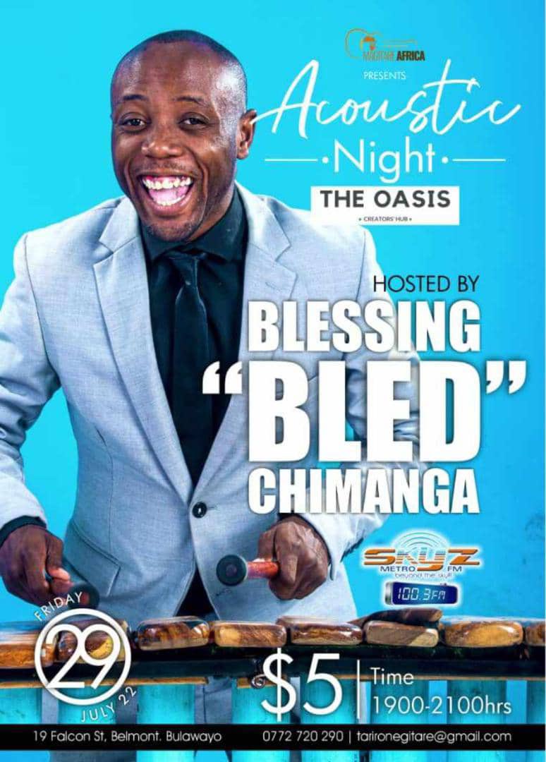 It’s Friday…💃🏾💃🏾💃🏾 looking forward to hanging out with <a href="/legendbled90/">Blessing Chimanga</a> at <a href="/TheOasisByo/">Oasis Creator's Hub</a> from 7pm. #AcousticNight