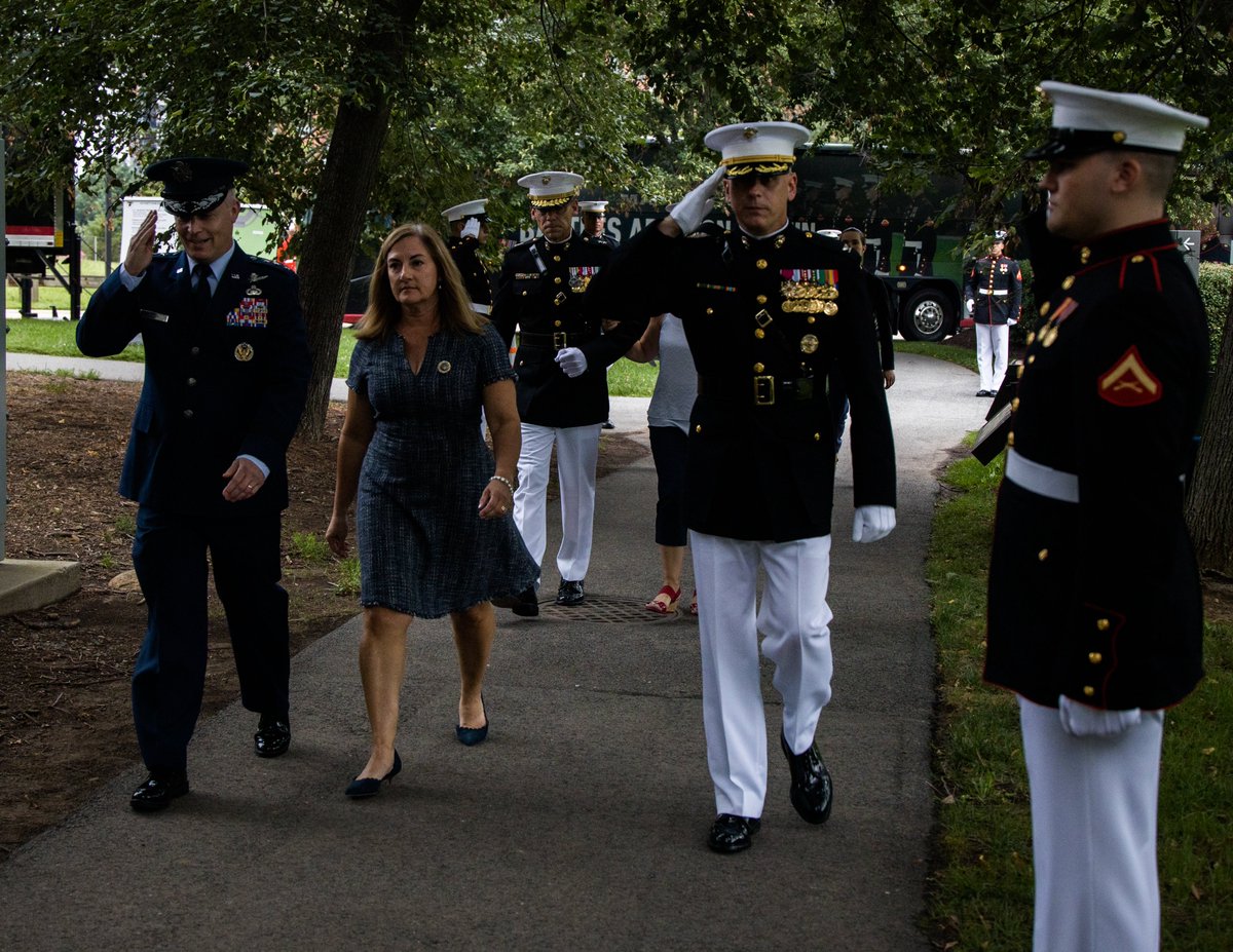 Marine Forces Cyberspace Command (@marforcyber) on Twitter photo MajGen Heritage and MFCC had a great time hosting a sunset parade on Tuesday, thanks to 8th and I for putting on a wonderful display of military tradition.
<a href="/MBWDC/">Marine Barracks Washington</a> MajGen Heritage and MFCC had a great time hosting a sunset parade on Tuesday, thanks to 8th and I for putting on a wonderful display of military tradition.
<a href="/MBWDC/">Marine Barracks Washington</a>