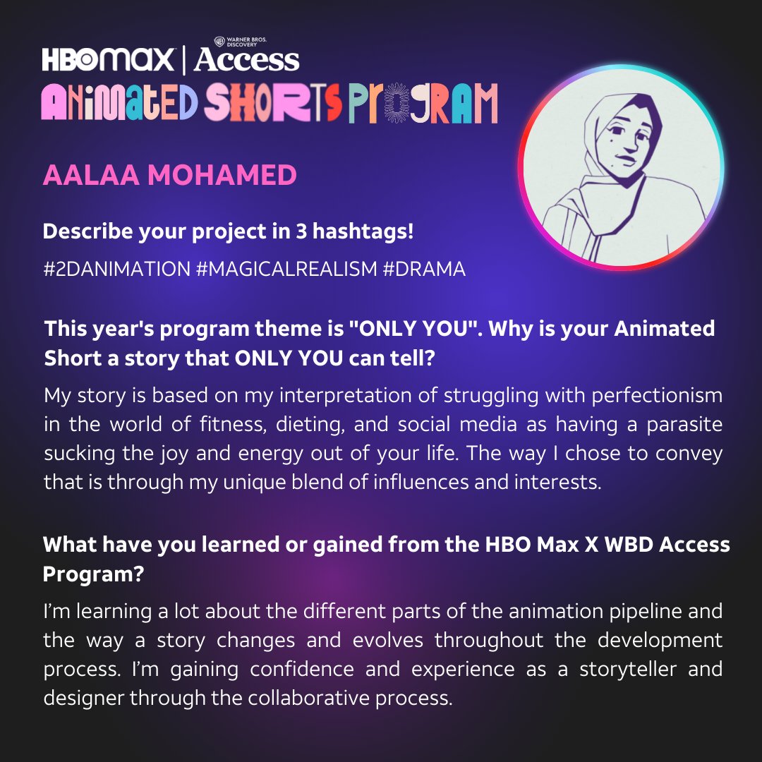 WBDAccess's tweet photo. Learn about Aalaa’s animated short film, Leech, and gain insight into her story's inspiration.
@HBOMax @WBDAccess
#Leech #2DAnimation #MagicalRealism #Drama #HBOMaxAnimatedShortsProgram #PrimetimeAnimation #WarnerBrosDiscovery #WBD #WBDAccess #WBDAccessCanada #InclusionMatters https://t.co/R7eNfLrY8d