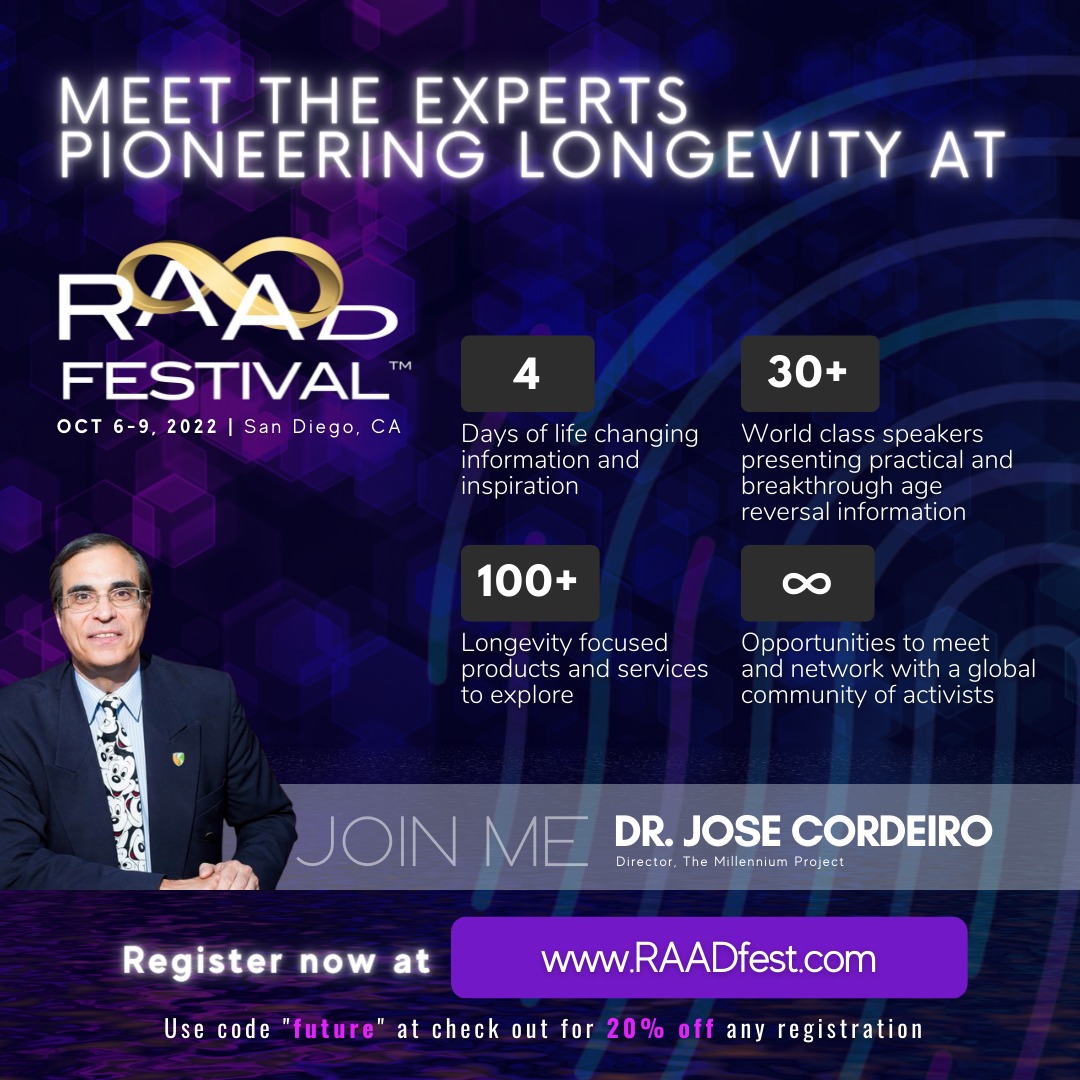 cordeiro's tweet photo. #RAADFfest  🔸  I want to invite you to the Revolution Against Aging and Death (RAAD) Fest in San Diego, California, during October 6-9, and use my 10% discount coupon "future" when registering! ➡️https://t.co/bJ4mLHYQHi     #Future #LaMuerteDeLaMuerte https://t.co/Bb60VwGC7p