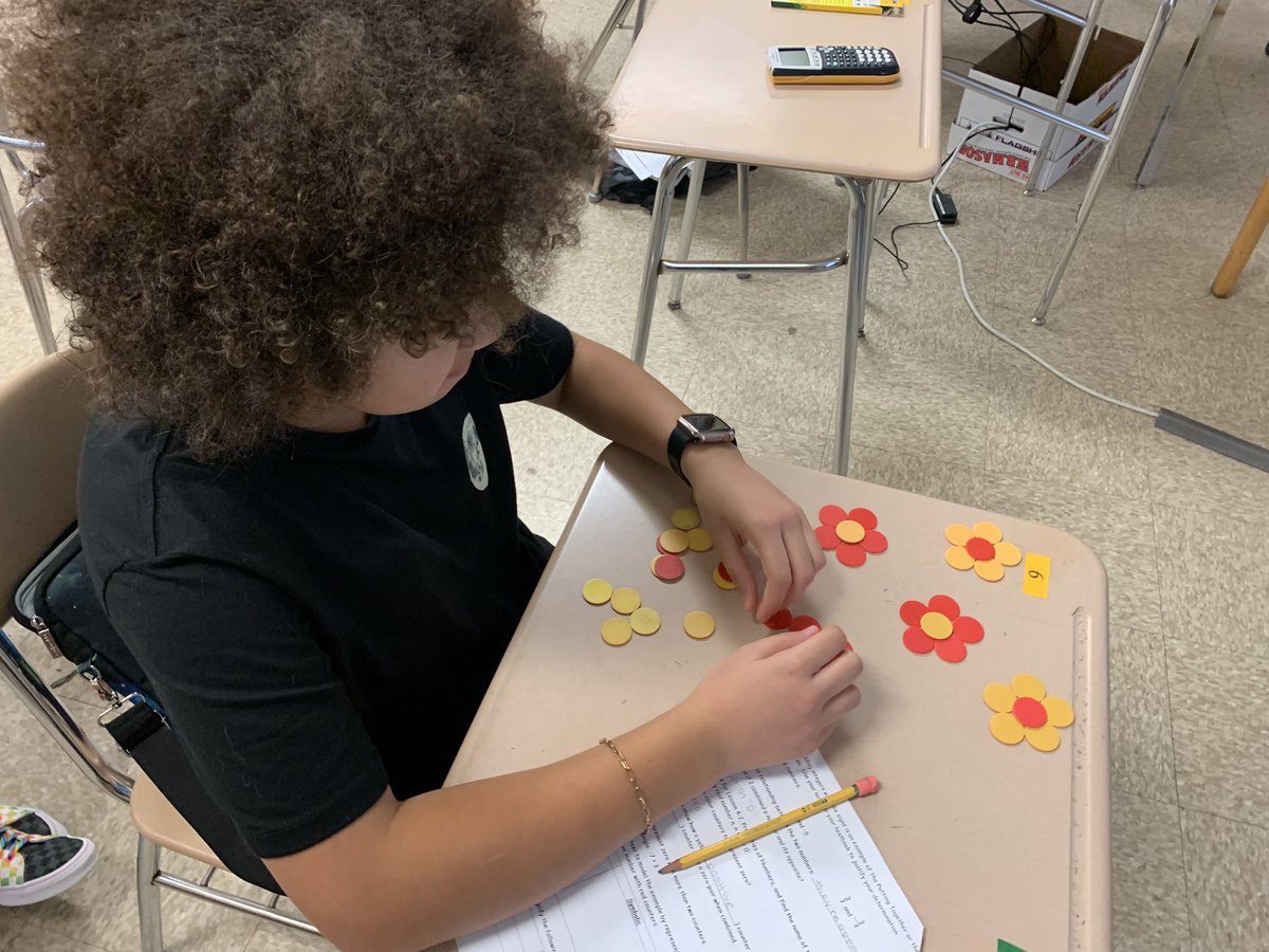 j_eisenberg87's tweet image. #megamath students @CatonsvilleMS use colored counting chips to model problems involving operations with integers @BCPSMATH #highlyengaged #supportingthespp #stagesoflearning