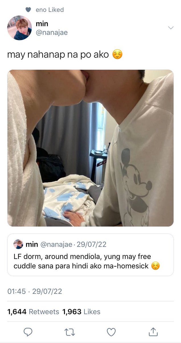 sangangdaan's tweet photo. #nomin: kung saan naghahanap si jm ng dorm na may free cuddle (?)

🔞 https://t.co/L8ptbc34m8