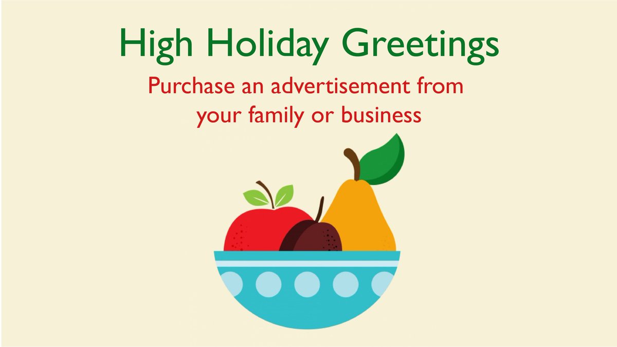 BethTorahTO's tweet photo. We are already busy at work preparing our annual High Holiday magazine. Interested in purchasing a High Holiday greeting from your family or business? 

To do so or to place any other advertisement call the office at (416) 782-4495 or contact Joanne at admin@bethtorah.ca. https://t.co/aT8sQ3fXcZ