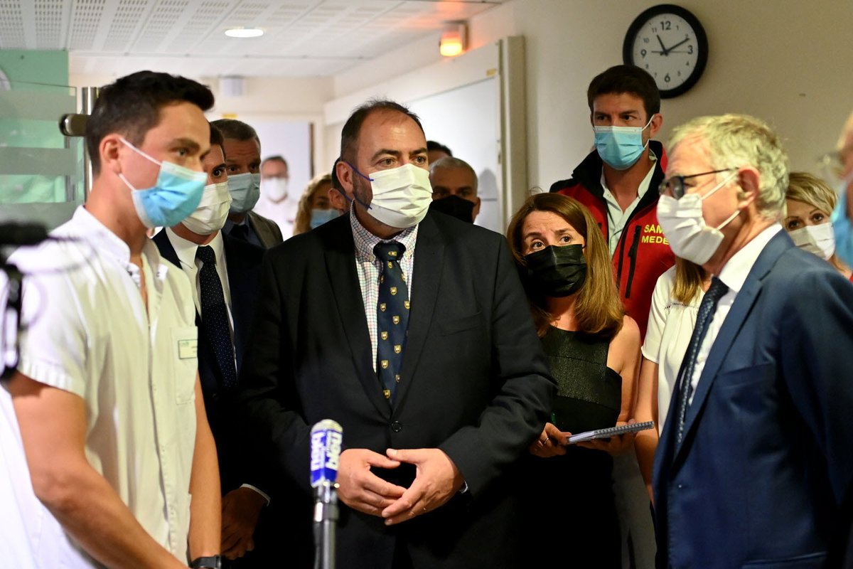 Leprogresloire's tweet image. #Loire Le ministre de la Santé au CHU de Saint-Étienne : « C’est le paradis ! »
➡️ c.leprogres.fr/sante/2022/07/…