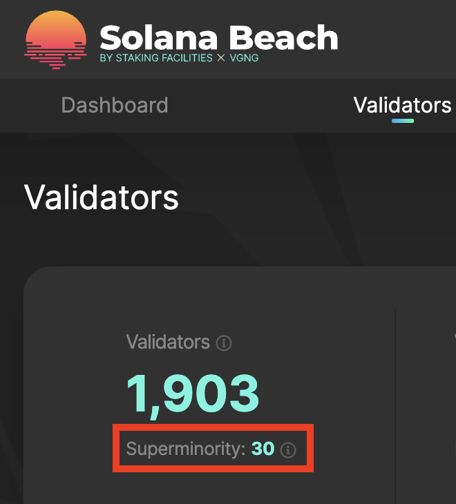 That #Solana Nakamoto Coefficient, though.  30!