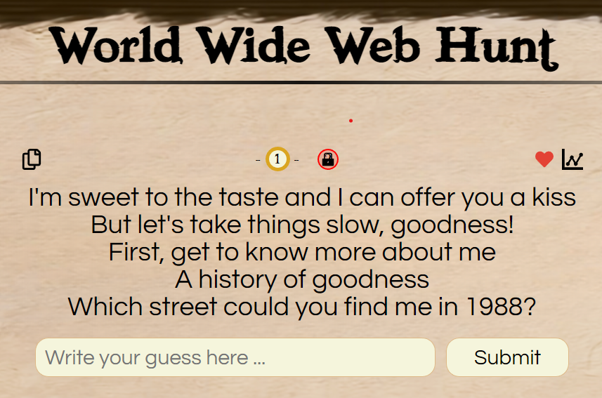 Solve it here worldwidewebhunt.com

#kiss #puzzle #mystery