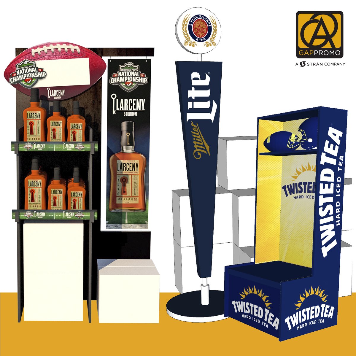 GAP_Promo's tweet photo. We provide the perfect game day atmosphere for your retail, convenience, or grocery store with our custom displays! 
View our online flipbook  https://t.co/CjnreBBz4V

#displays #marketing  #advertising #visualmerchandising #retail #exhibidores #displaydesign #displaysolutions https://t.co/JEtVQyGnlO