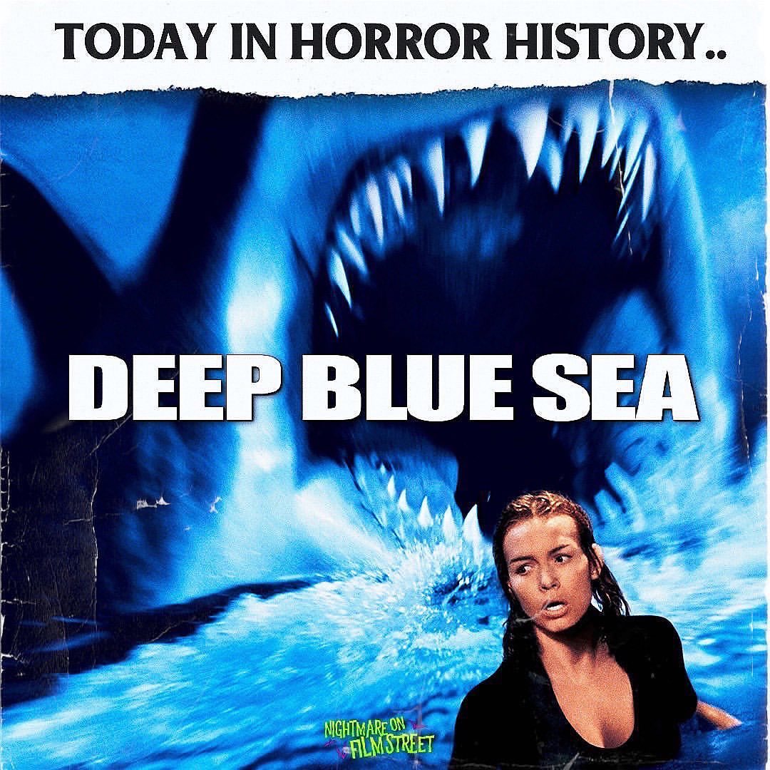 Deep Blue Sea Movie Poster