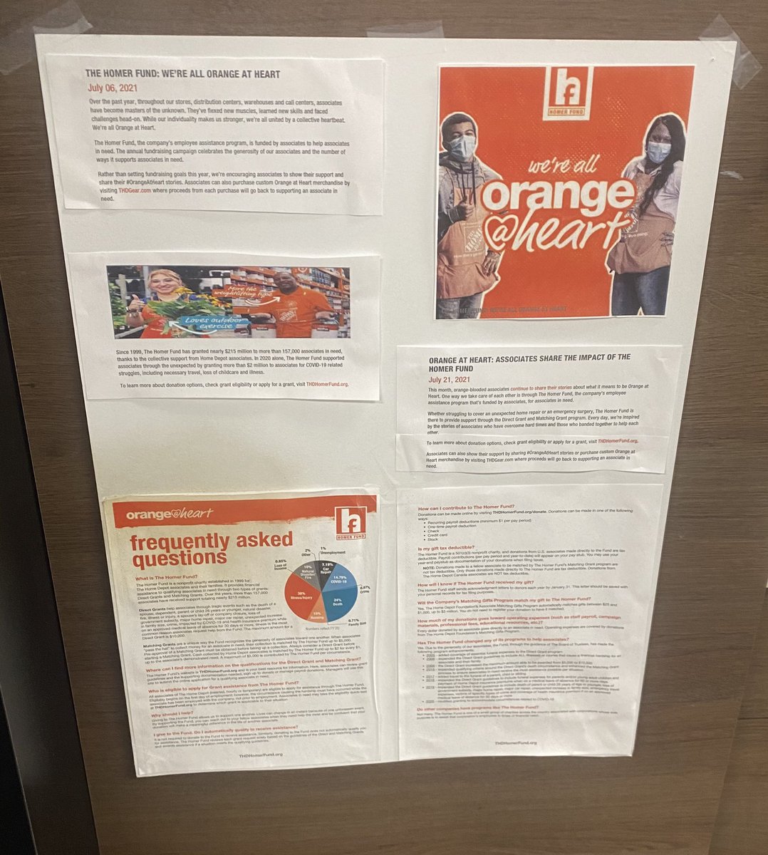 HD #0233 doing what we can to drive Awareness of the <a href="/HomerFund/">The Homer Fund</a>. The discussions that happen in our break room shows what a blessing the Homer Fund is. Story after story of how the Homer Fund restores hope. 🧡🧡🧡