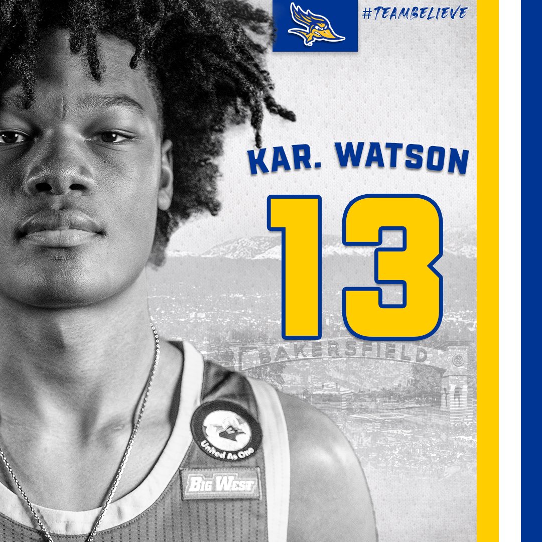 JERSEY NUMBER REVEAL: 

Kareem Watson will be wear #13 for the ‘Runners. Kareem is the Twin Brother of fellow ‘Runner Kaseem Watson! #TeamBelieve