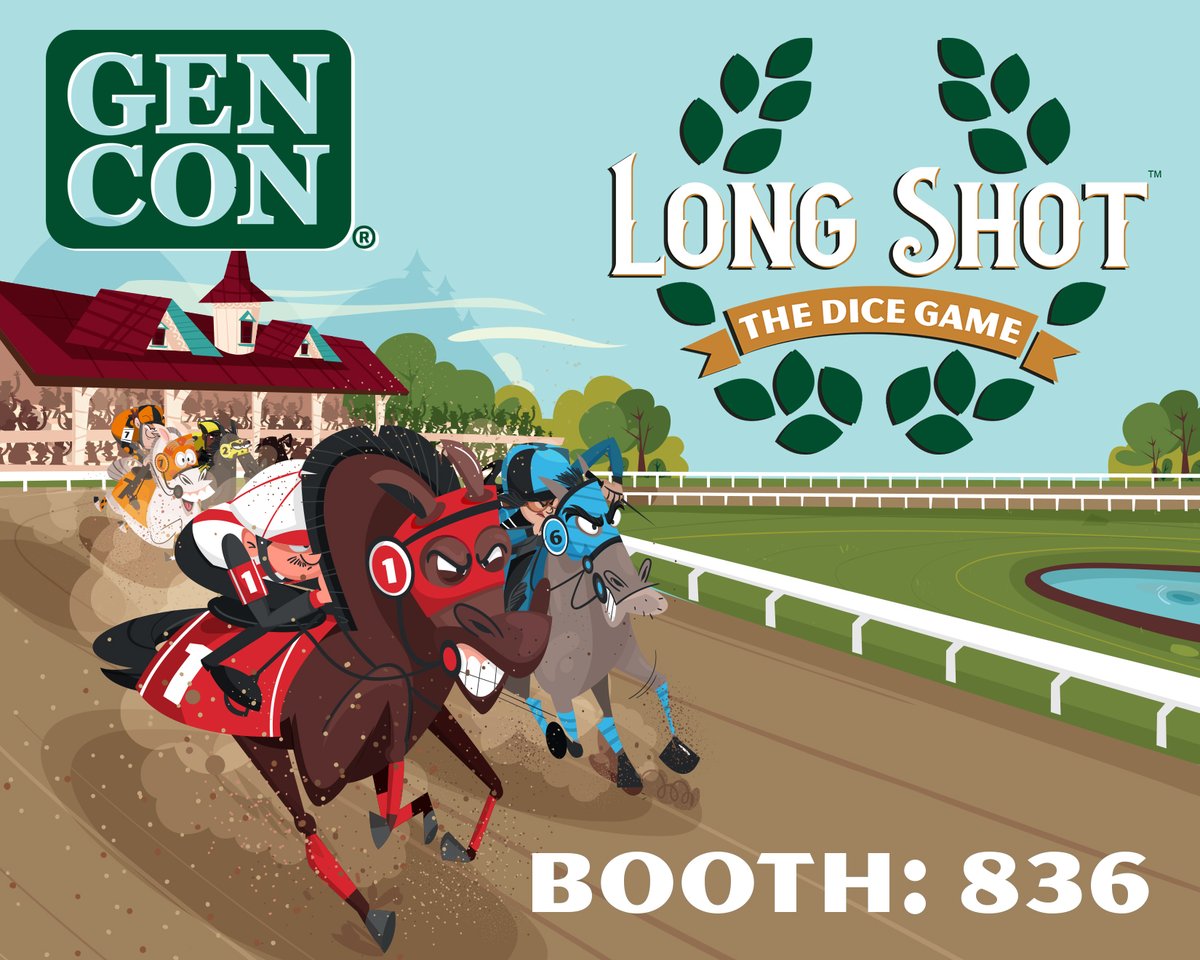 Stop by BOOTH: 836 at GEN CON and check out Long Shot: The Dice Game! #GenCon #GenCon2022