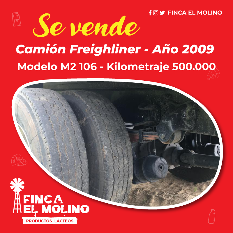 fincaelmolinocr's tweet photo. Se vende Camión Freighliner - Año 2009 
Modelo M2 106 - Kilometraje 500.000
Más información al: https://t.co/9ROgM2pasU https://t.co/bjHMFxsDc5