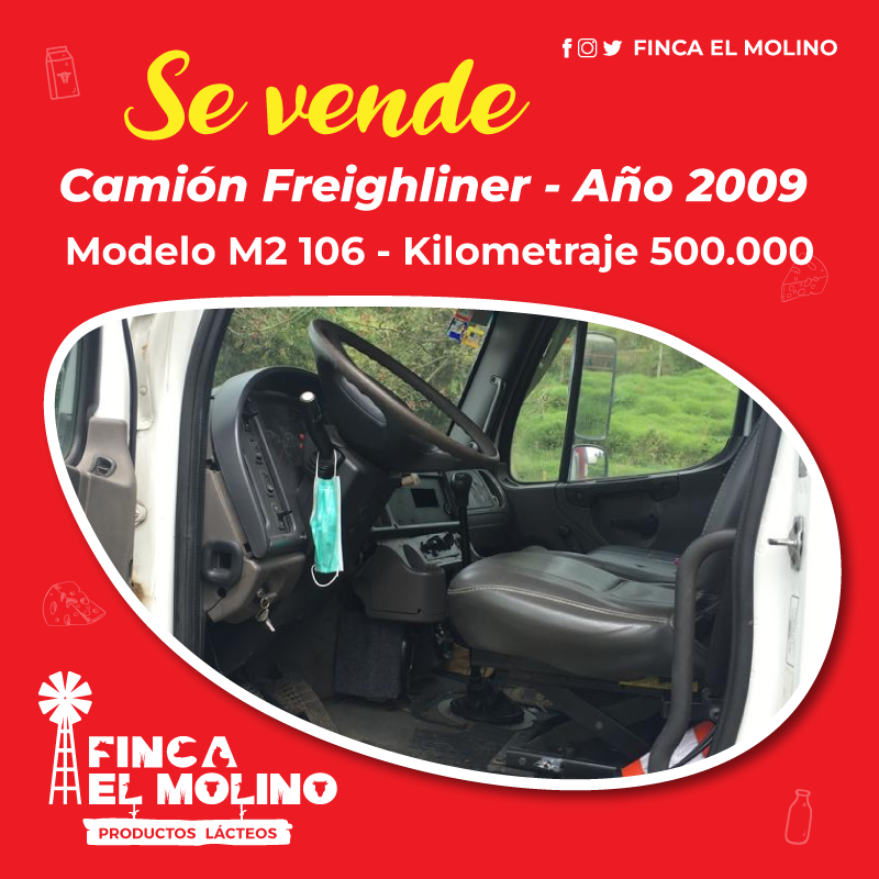 fincaelmolinocr's tweet photo. Se vende Camión Freighliner - Año 2009 
Modelo M2 106 - Kilometraje 500.000
Más información al: https://t.co/9ROgM2pasU https://t.co/bjHMFxsDc5